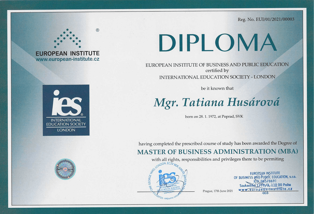 Master of business administration MBA